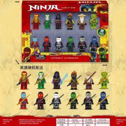 ZESTAW FIGURKI NINJA 12PCS DLA DZIEC.