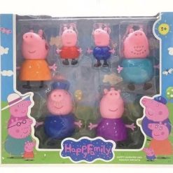 ZESTAW FIGURKI PEPPA PIG 6PCS DLA DZIECI.