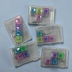 BRELOK ANTYSTRESOWY LED FIDGET KEYBOARD.