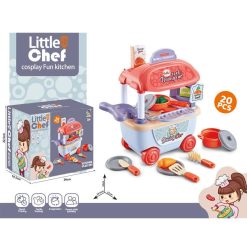 ZESTAW ZABAWKI Z WÓZKIEM DLA DZIECI.