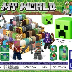 KLOCKI MAGNETYCZNE MYWORLD 204 ELEMENTÓW.