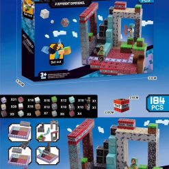 KLOCKI MAGNETYCZNE MY WORLD 184 ELEMENTÓW.