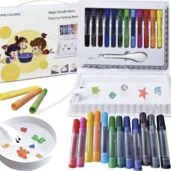 ZESTAW MARKERY DO MALOWANIA NA WODZIE MAGICZNE PISAKI.