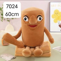 MASKOTKA PODUSZKA Z KOCEM 3W1 60CM.