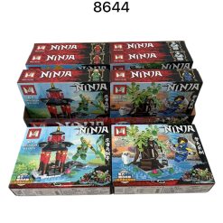 ZESTAW KLOCKI NINJA 85PCS DLA DZIECI.