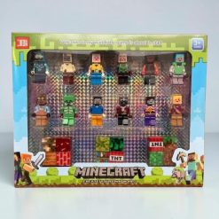 ZESTAW FIGURKI i MAGNETYCZNY MINECRAFT 24PCS.
