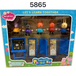 ZESTAW FIGURKI PEPPA PIG DLA DZIECI.
