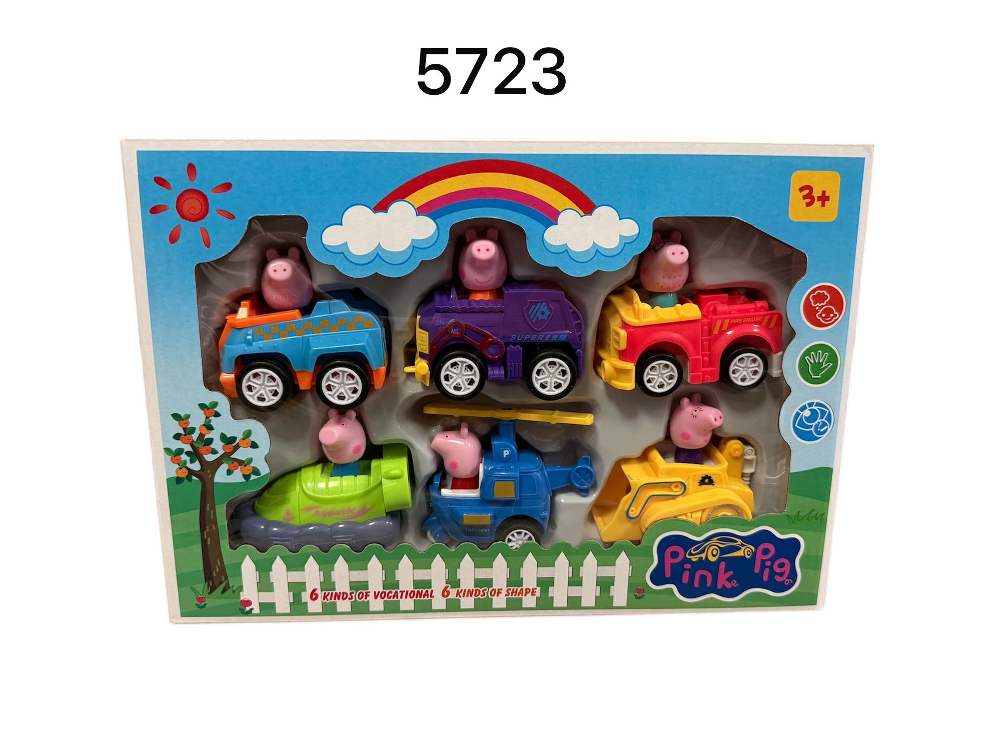 ZESTAW FIGURKI PEPPA PIG 4 SZTUK.
