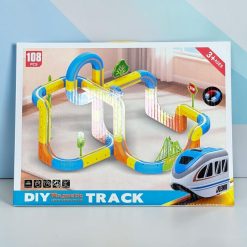 TOR ELEKTRYCZNY KOLEJKA KLOCKI MAGNETYCZNE POCIĄG ANTYGRAWITACYJNY 108EL.