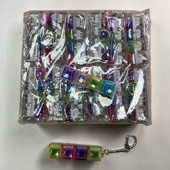 BRELOK ANTYSTRESOWY LED FIDGET KEYBOARD.