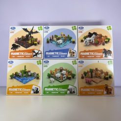 KLOCKI MAGNETYCZNE MINECRAFT 70 ELEMENTÓW.