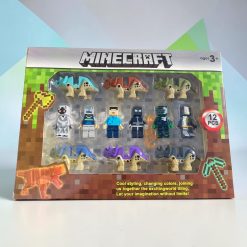 ZESTAW FIGURKI MINECRAFT 12PCS DLA DZIECI.
