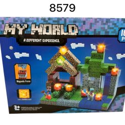 KLOCKI MAGNETYCZNE MY WORLD 188 ELEMENTÓW.