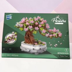 KLOCKI KONSTRUKCYJNE KWIATKI ZUANMA 462PCS.