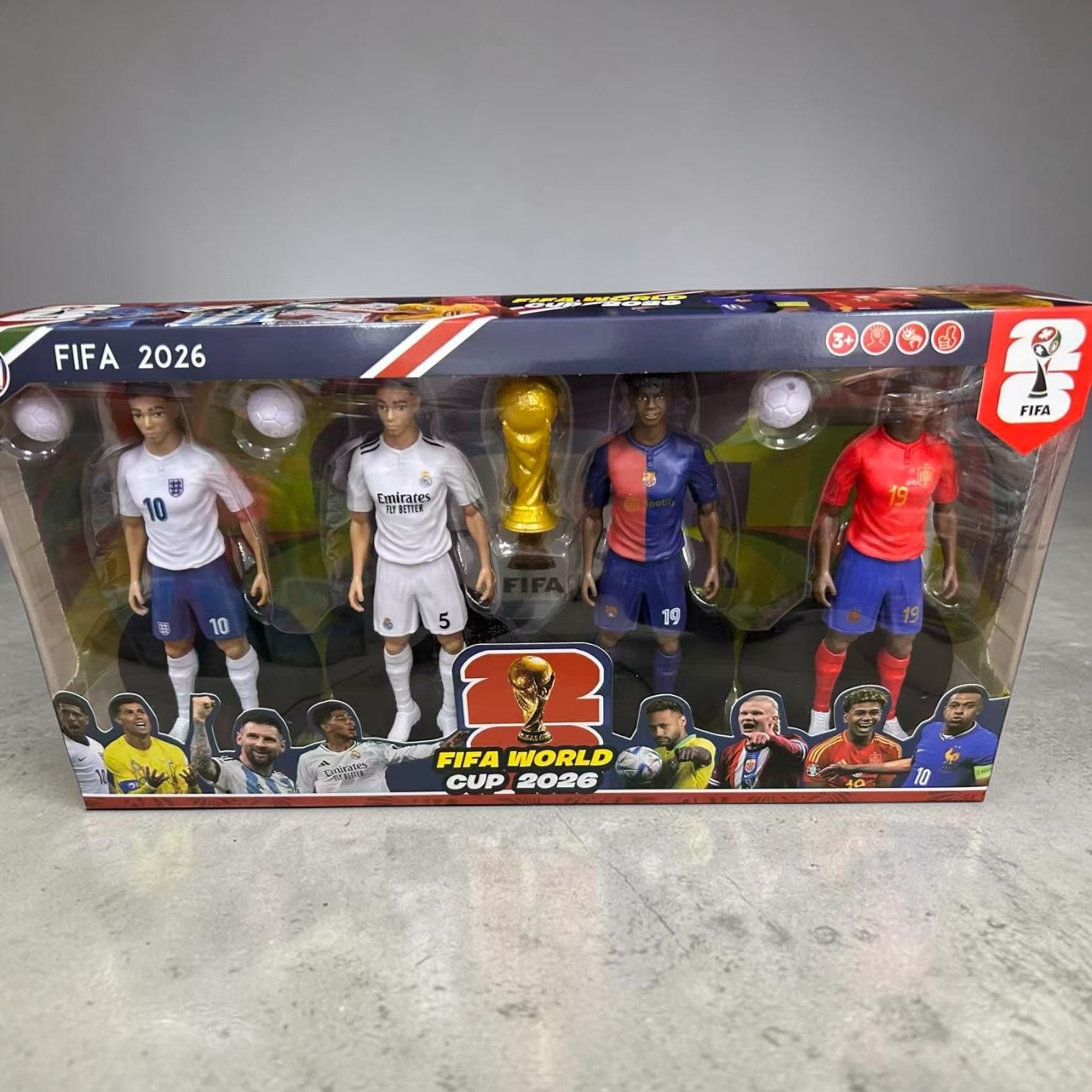 ZESTAW FIGURKI PIŁKARSKIEJ FIFA WORLD CUP 2026.