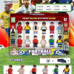 ZESTAW FIGURKI FOOT BALL 12PCS DLA DZIEC.
