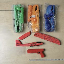 PISTOLET WYRZUTNIA SAMOLOTU KATAPULTA SZYBOWIEC 38CM.