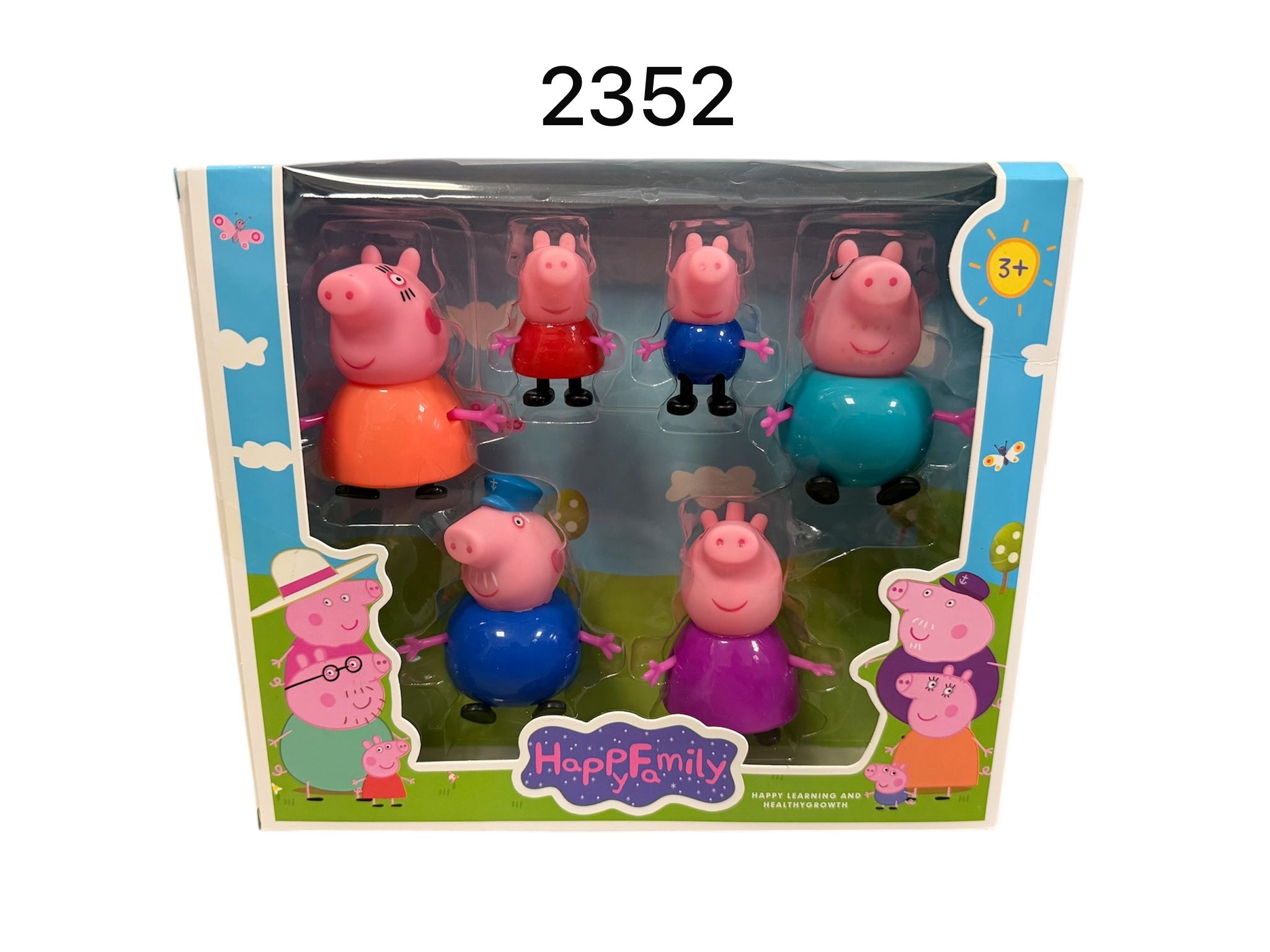 ZESTAW FIGURKI PEPPA PIG 6 SZTUK.