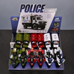 MOTORY POLICE ZABAWKI ŚWIATŁO DŻWIĘK DLA DZIECI.