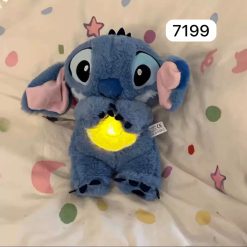 MASKOTKA STITCH ODDYCHAJĄCA NIEBIESKI DLA DZIECI.