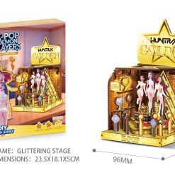 ZESTAW KLOCKI MINIATUROWY DOMEK K-POP DLA LALEK DIY.