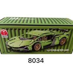 KLOCKI AUTO KONTENER SPUPERRACERLAM DLA DZIECI.