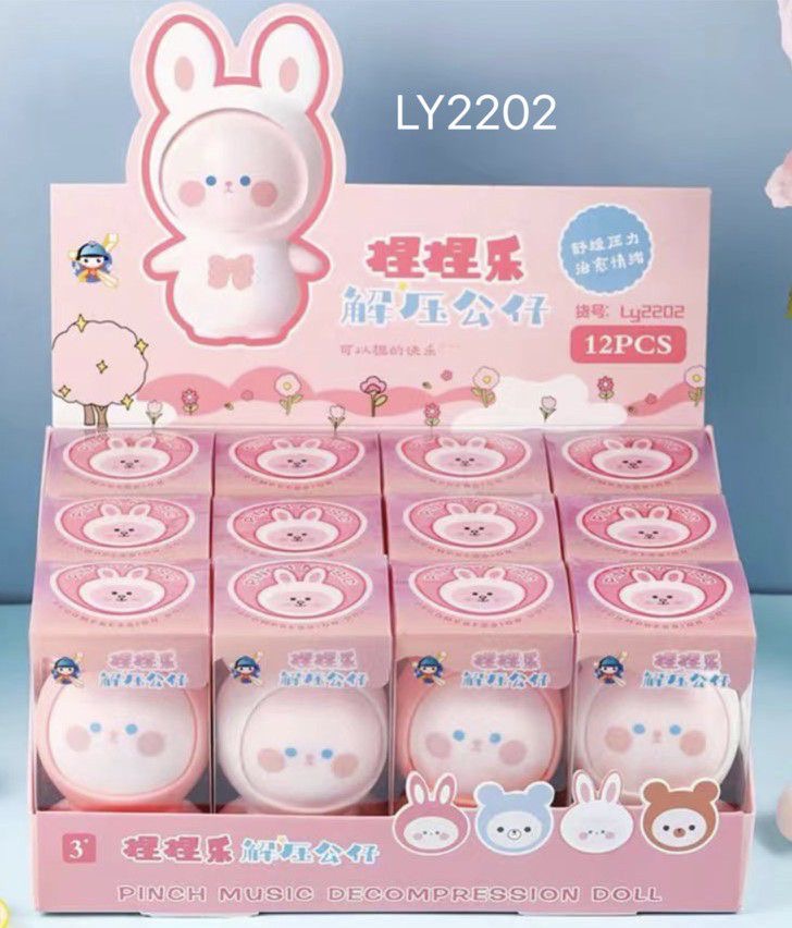 GNIOTKI ANTYSTRESOWY SQUISHY KRÓLIK DLA DZIECI.