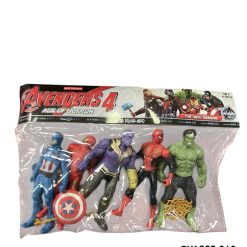 ZESTAW FIGURKI AVENGERS 5PCS DLA DZIECI.