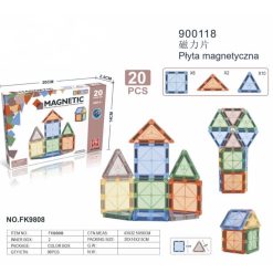 KLOCKI MAGNETYCZNE KONSTRUKCYJNE 20 ELEMENTÓW.