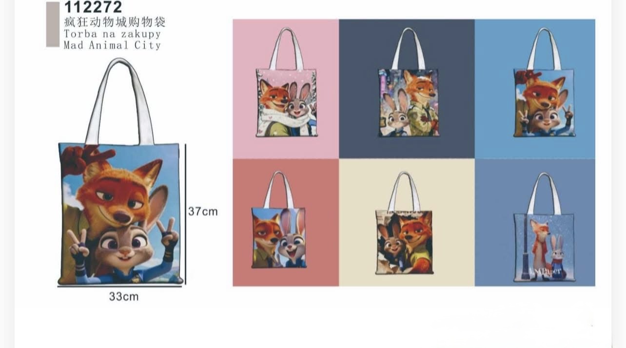 TORBA NA ZAKUPY Z NADRUKIEM DLA DZIEWCZYNY.