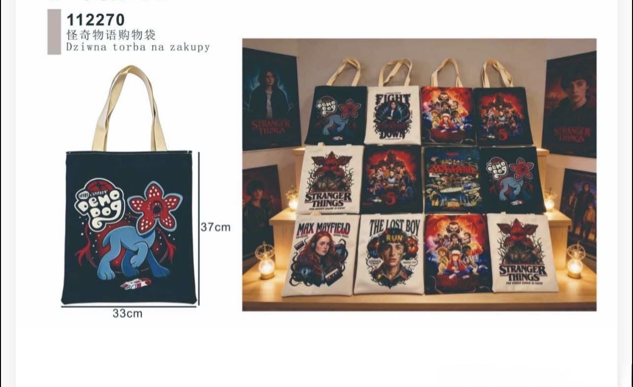 TORBA NA ZAKUPY Z NADRUKIEM DLA DZIEWCZYNY.