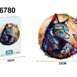 PUZZLE KOT 3D UKŁADANKA 135PCS DLA DZIECI.