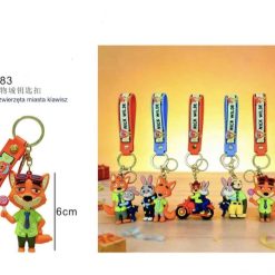 BRELOK FIGURKI GUMOWA ZOOTOPIA DO KLUCZY.