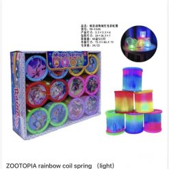 SPRĘŻYNKA KOLOROWA MAGICZNA LED GRA DLA DZIECI.