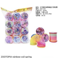 SPRĘŻYNKA KOLOROWA MAGICZNA GRA DLA DZIECI 6CM.