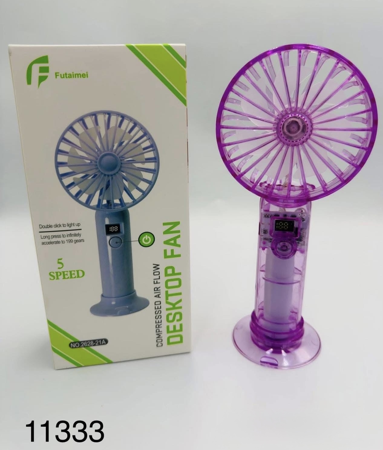 MINI WIATRAK WENTYLATOR PRZENOŚNY AKUMULATOR USB.