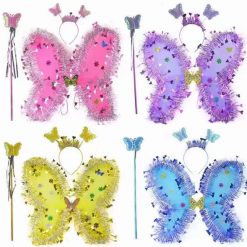 STRÓJ MOTYLEK SKRZYDŁA CUTE DLA DZIEWCZYNKI.