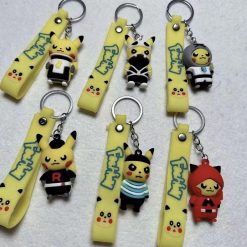 BRELOK FIGURKI GUMOWA PIKACHU DO KLUCZY.