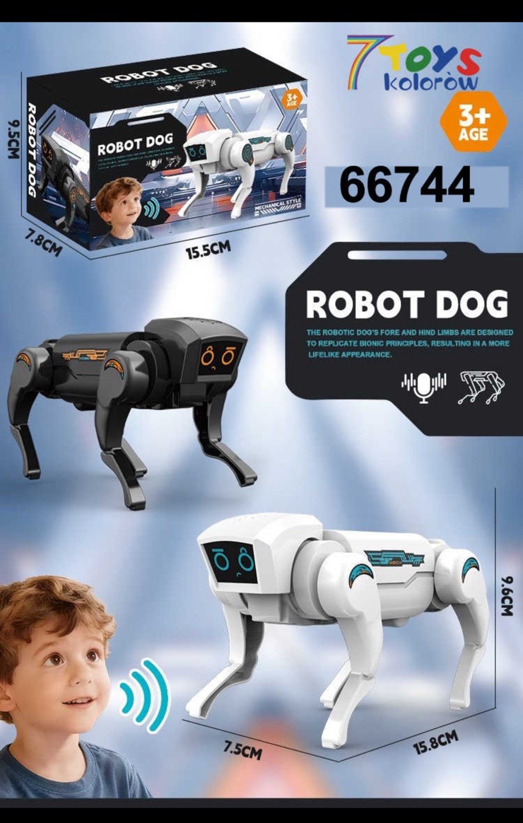 ZABAWKI ROBOT DOG SAYING THE WORD.
