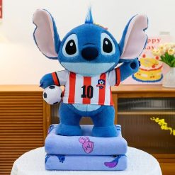 PLUSZOWA MASKOTKA KOC STITCH 3W1-50CM.
