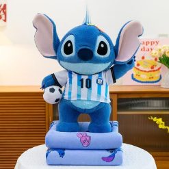 PLUSZOWA MASKOTKA KOC STITCH 3W1-50CM.