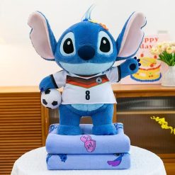 PLUSZOWA MASKOTKA KOC STITCH 3W1-50CM.
