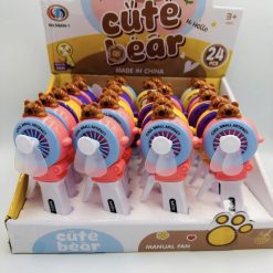 MINI WIATRAK RĘCZNY CUTE BEAR DLA DZIECI.