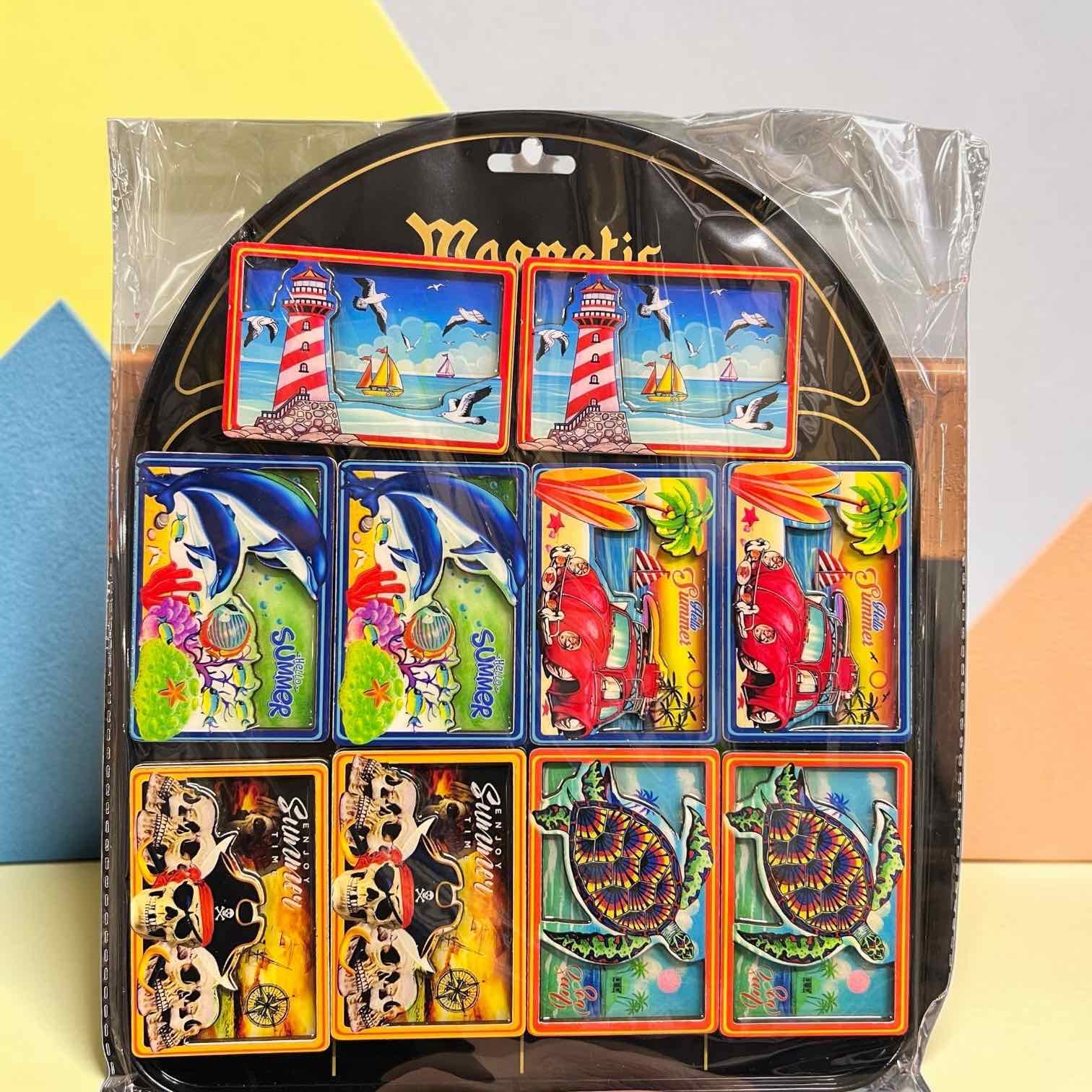 MAGNESY NA LODÓWKĘ DO TABLICY OBRAZY MORZA.