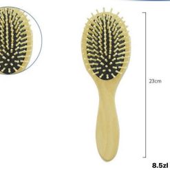 SZCZOTKA DREWNIANA DO WŁOSÓW 23CM.