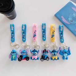 BRELOK FIGURKI GUMOWA STITCH DO KLUCZY.