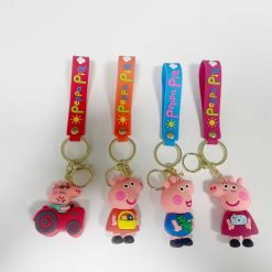 BRELOK FIGURKI GUMOWA PEPPA PIG DO KLUCZY.