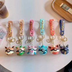 BRELOK FIGURKI GUMOWA POKEMON DO KLUCZY.