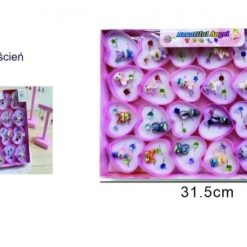 ZESTAW PIERŚCIONKÓW CUTE DLA DZIEWCZYNKI.