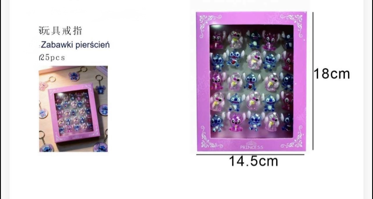 ZESTAW PIERŚCIONKÓW CUTE DLA DZIEWCZYNKI.